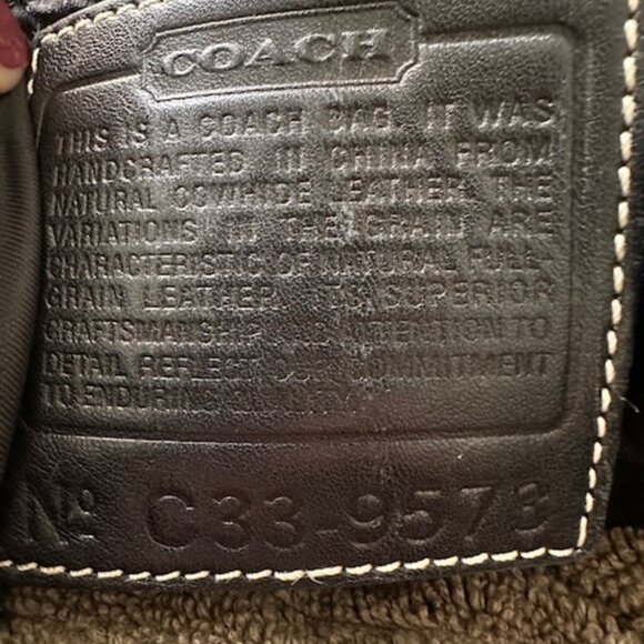 RESTORED Vintage Coach "Hampton" CarryAll Tote Bag-VGVC - Picture 3 of 11